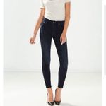 Mother The Looker Crop Jean in Coffee Tea or Me Dark Wash Size 27 Denim Blue Photo 15