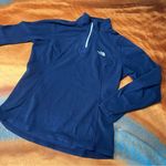 The North Face Fleece 1/4 zip Pullover navy medium Photo 0