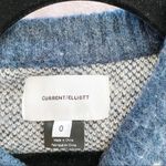 Current/Elliott The Cali Leopard Print Sweater in Blue Extra Small Photo 7