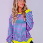 These Three Boutique Stripped Pullover  Photo 0
