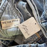 We The Free NWT Free People Ziggy Denim Shortsall “Follow Your Heart” Blue XL Photo 8