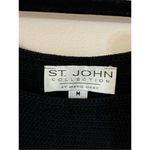 St. John  Black Knot Shell Tank Top M Photo 2