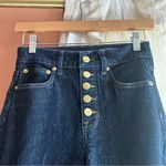 J.Crew High-rise ‘96 Flare Jeans With Button Fly Dark Wash Bootcut NEW Size 24 Photo 2