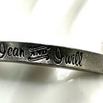 Whitney Howard I can and I will quotable silver tone cuff bracelet Photo 8