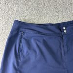Emerald 78 Womens 20W Navy Blue Shorts Golf‎ Casual Cargo Zipper Pockets Active Photo 4