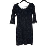 Sara Campbell "The Ballet Dress" Black Lace Midi‎ Dress NWT Size Small Photo 1