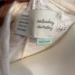 Anthropologie Brand new Ivory Dress- Saturday Sunday Size L Beautiful lace Photo 7