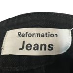 Reformation  Vicki Washed Black High Waist Belted Straight Jeans Womens Size 31 Photo 8