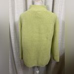 Talbots Women’s Ribbed Mock Neck Sweater – Pistachio Green, Size L Photo 3