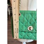 Kate Spade Natalia Solid Quilted Tweed Crossbody Kelly Green Gold Chain New Photo 14