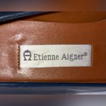 Etienne Aigner Vintage NWT IN BOX Women’s Size 8 Carver Navy Buckle Loafers Photo 12