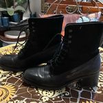 RIEKER LACE UP LEATHER BOOT Sz:39 Black Size 8 Photo 0