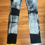 Helmut Lang  Black and Gray Graphic Pants Photo 1