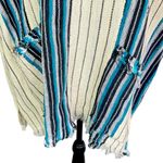 Vintage Embroidered Kaftan Muumuu Boho Hippie Poncho Dress | Cover up Free Sz Blue Size undefined Photo 4