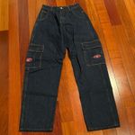 SheIn Dark Blue Cargo Jeans Photo 0