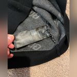 Guess Femme Y2K Fitted Knit Quarter Zip Logo Pattern Black Sweater Photo 7