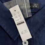 J.Crew Linen Shirt Dress Midi Relaxed-fit short-sleeve Photo 4