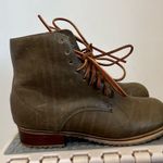 Anthropologie gee wawa boots Boho womens tie prairie boots taupe leather… Photo 3