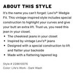 Levi's Levi’s Premium Wedgie Icon Fit Ankle Women’s Jeans Photo 9