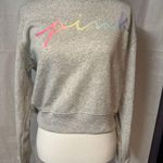 PINK - Victoria's Secret  Heather Gray Sweatshirt Photo 3