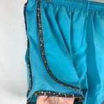 Nike Women's Elastic Waistband Dri-Fit Running Shorts Teal Medium Photo 4