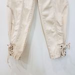 Ulla Johnson Kingston high-waisted tie ankles Jeans in Cream Photo 11
