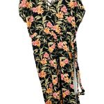 Kensie NWT Linen Blend Floral Print Tie Back V-Neck Crop Jumpsuit Size XS NEW Photo 9