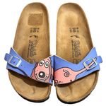 Birkenstock  Birkies Women’s Blue Dog Sandals Sz 38 /8 Photo 0
