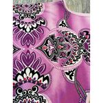 Athleta Tank Top Mandala Shirt Small 841191 Paisley Athletic sleeveless Stretch Photo 4