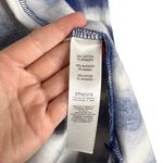 Chico's Weekends By Chico’s Blue & White Tie Dye Hooded Knit Cardigan Blouse Photo 5