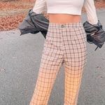 Plaid Pants Blue Photo 0