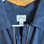 J.Crew  Zip-front chino dress w/ cinched waist BA938 Womens Size 4 Photo 4