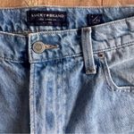 Lucky Brand High Rise Mom Jean Drew Medium Wash Raw Hem Size 6/28 Photo 4