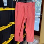 Fred David Alfred Dunner Petite Coral Cropped Cotton Pull-On Pants 12P Wide Leg Pockets Photo 5