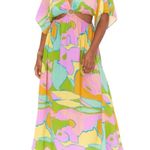 Show Me Your Mumu Dana XL Multicolor Oversized Floral Side Cutout Maxi Dress Photo 0