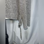 ENDA New York Speckled Funnel Neck 1/4 Zip Pullover Sweater Gray Size M Photo 4