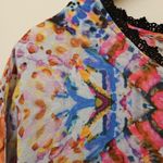 Anthropologie Bl-nk Boho Tunic Blouse Dress Multicolor Tie Dye Womens sz XS-P Photo 8