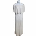 Show Me Your Mumu Show‎ Me Your Mumu Sheer Flowy Jumpsuit Pants One Piece Off Shoulder White XXS Photo 15