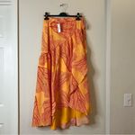 Anthropologie Hutch Printed Wrap Maxi Skirt NEW Size Large Photo 6