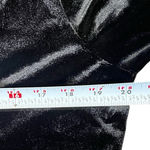 Nine West Cara‎ Santana X  Velvet Long Sleeve Bodycon Black Dress Size Med Formal Photo 6