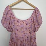 Love Shack Fancy Angie Dress in Pink Dust Storm Maxi Floral Silk Womens 12 Photo 9