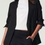 Spanx  Perf Collarless Blazer Classic Black career business professional 2XL Photo 0