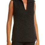 Vince  V-Neck Wool & Cashmere Vest in Black Photo 0