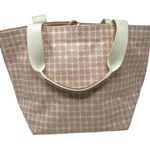 Kate Spade  Blush Pink and Cream Logo Print‎ Tote Bag Photo 0