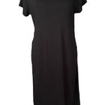 Liz Lange  Black Maternity Dress Size L Photo 0
