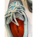 Merrell  Women’s Castle Rock Low Lace Hiking Shoes EUC Sz 7.5 Gray Teal Active Photo 4