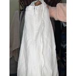 Madewell  Embroidered Eyelet Tie Back Cami Midi Dress Size 10 White Photo 10