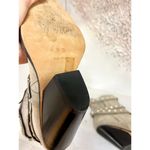 IRO Bonobal Buckled Suede Pointed Stacked Heel Ankle Boots Gray Women's 40 / 9.5 Photo 11