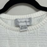 American Vintage 100% Cotton Cropped Sweater Top in Ivory - Size M Photo 2