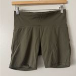 Lululemon 8 Train Times Bike Short *6" in Dark Olive Green Photo 3